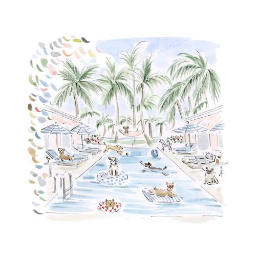 Dog Days of Summer Print - 8x10