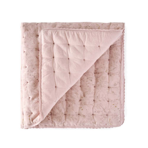 Quilted Chambray Blanket | Over The Moon