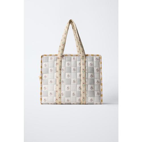 Quilted Maternity Tote Bag - Multi-color | ZARA United States
