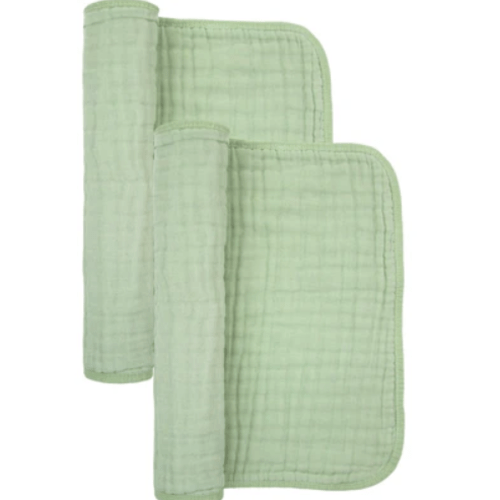 Cloud Muslin™ Burp Cloth 2 Pack - Sage