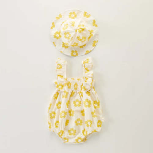 Beach Day Ruffle Romper Set | RYAN AND REMI