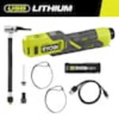 RYOBI USB Lithium Clamp Fan Kit with 2.0 Ah USB Lithium Battery and Charging Cable FVF51K