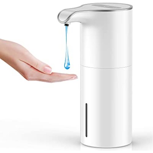 YIKHOM Automatic Liquid Soap Dispenser, 15.37 oz/450mL Soap Dispenser, Touchless Hand Sanitizer Dispenser Electric, Motion Sensor Waterproof Pump for Bathroom Kitchen Dish Soap, USB C Rechargeable