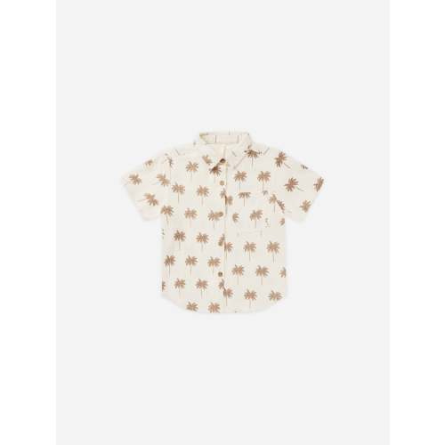 Collared Short Sleeve Shirt || Paradise