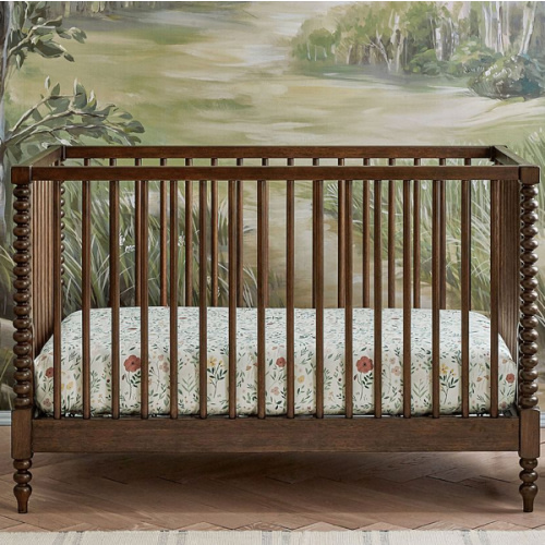 Chris Loves Julia Turned Wood Convertible Crib | Pottery Barn Kids