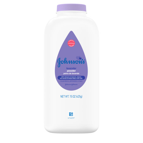 Johnson's Lavender Baby Powder with Cornstarch, Hypoallergenic, 15 oz