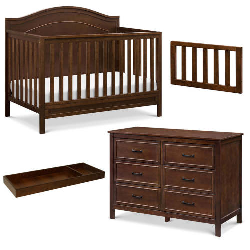 Charlie Complete Nursery Collection - Espresso / 6-Drawer