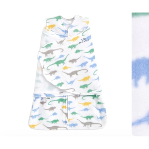 Dinos Micro-Fleece Swaddle - Newborn | HALO
