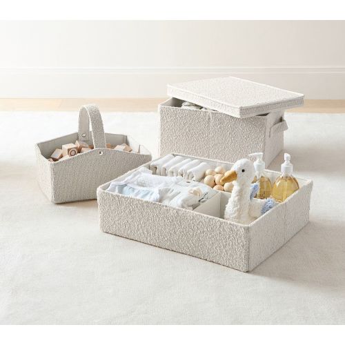 Boucle Nursery Storage (Organizer & Caddy, Set of 2)