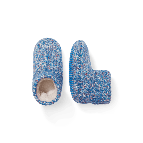 Toddler Gripper Slipper Bootie - Sherpa-Lined