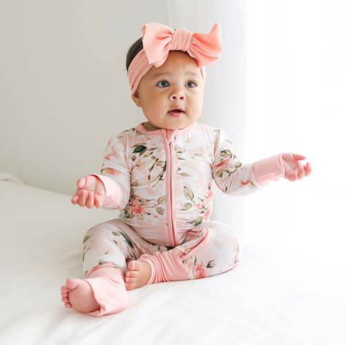Vintage Pink Rose Convertible One Piece