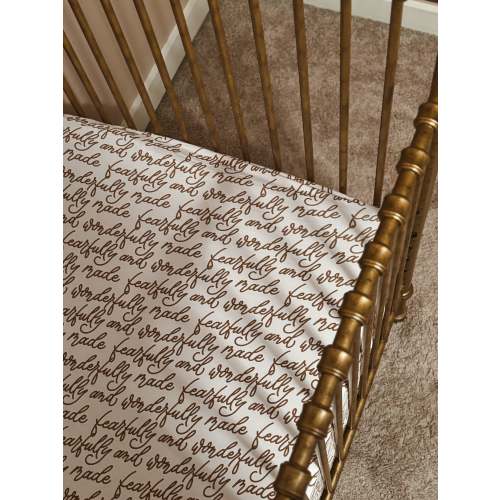 bamboo crib sheets // fearfully and wonderfully made