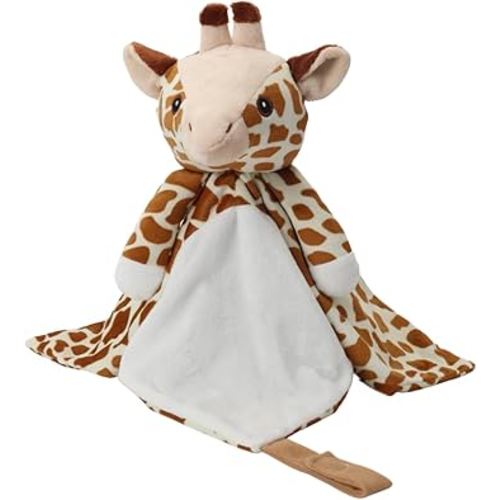 Baby Sleep Soother Brown Giraffe Plush with Heartbeat & Lullaby Sounds, 4-in-1 Sound Machine, Security Blanket & Pacifier Holder, Baby Registry Essential & Christmas Gift for Newborns & Infants