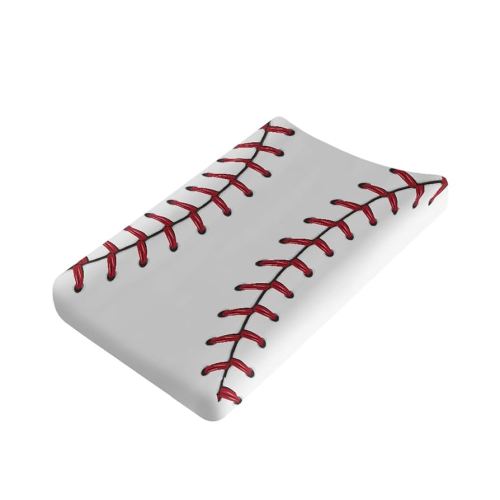 Baseball Changing Pad Cover for Baby Girls Boys Cute Diaper Change Table Sheet Soft Breathable Stretchy Cartoon Change Table Mat Fit 32'" x16