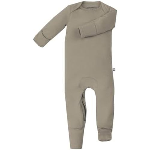 GUNAMUNA Unisex Baby, Toddler Ultra-Soft Convertible Pajama, Footie Romper Sleeper with Diaper Zipper for Easy Changing