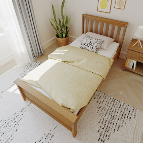 Bolin Solid Wood Platform Bed by Harriet Bee