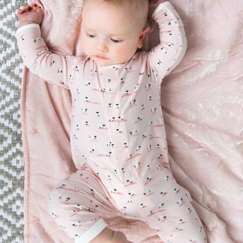 pink baa baa baby modal magnetic coverall – Magnetic Me