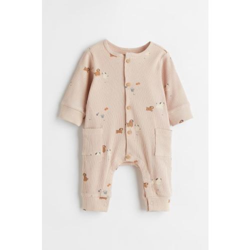 Ribbed Romper Suit