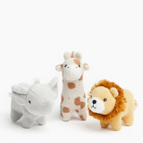 3-PACK SOFT TOYS