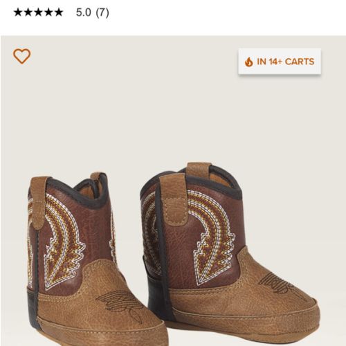 Infant lil stompers evan boot | Ariat
