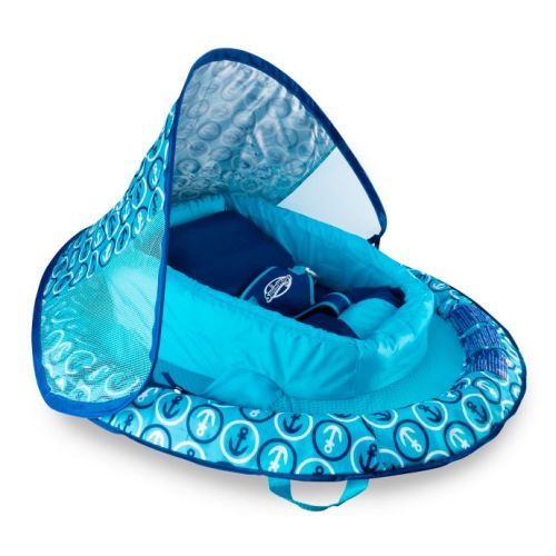 Anchor Infant Baby Spring Float with Sun Canopy in BlueAnchor Infant Baby Spring Float with Sun Canopy in Blue