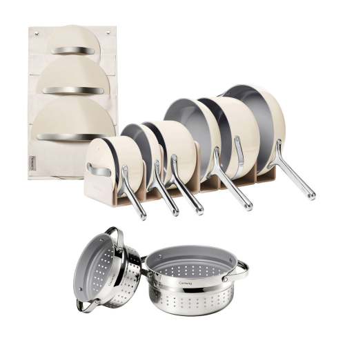 Caraway 18-piece Ceramic Cookware Set | Costco