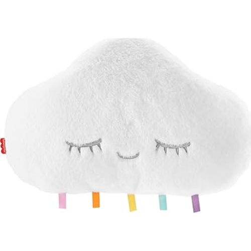 Fisher-Price Baby Toy Twinkle & Cuddle Cloud Soother Plush Crib-Attach Sound Machine with Lights & Music for Newborns 0+ Months