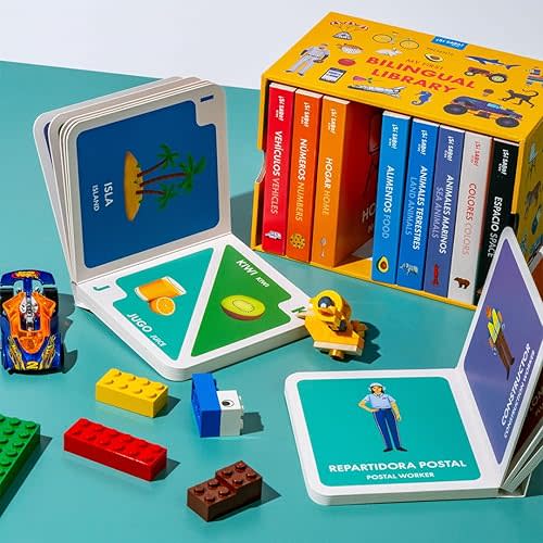 My First Bilingual Library: A Spanish-English Vocabulary Board Book Set of Colors, Numbers, Animals, ABCs, and More (Sí Sabo Kids) Board book – September 3, 2024