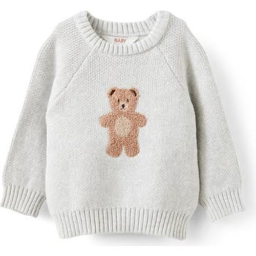 Organic Raglan Knit Sweater, Newborn