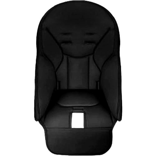 Baby High Chair Cushion, Baby PU Leather High Chair Cover, Soft & Comfortable Thick Pad, Suitable for Peg Perego, Siesta Zero3, Baoneo, Kosmic Janes, Most High Chairs, Black