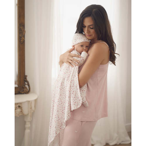 Petite Plume Pima Cotton Dorset Floral Baby Blanket | Over The Moon