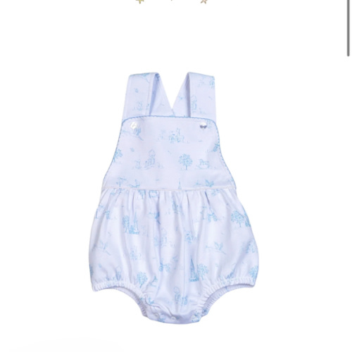 Blue Toile Sun Bubble (Infant) 3-6 month