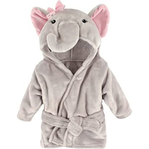 Hudson Baby Plush Animal Face Bathrobe Unisex Baby