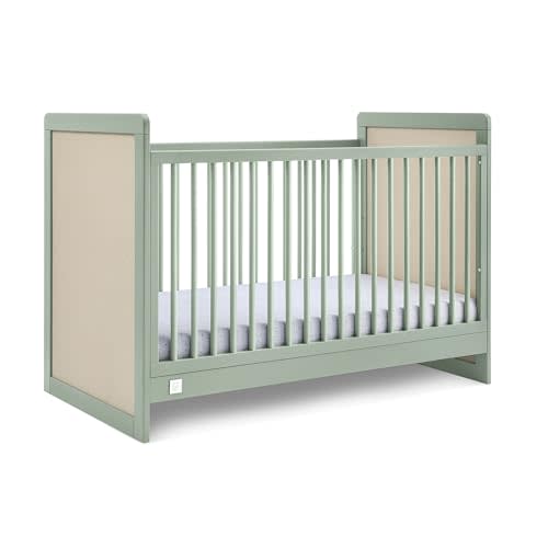 Delta Children babyGap Liam 4-in-1 Convertible Crib - Greenguard Gold Certified, Sage Green/Natural