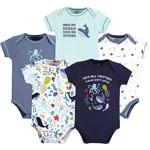 Touched by Nature Unisex Baby Organic Cotton Bodysuits