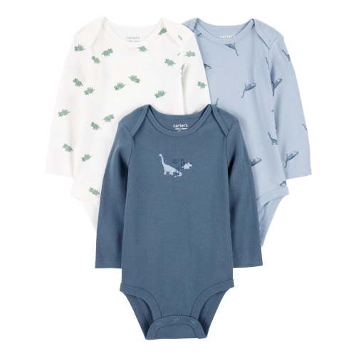 Carter's Child of Mine Baby Boy Bodysuits, 3-Piece, Sizes Preemie-18 Months