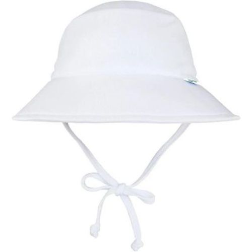 Green Sprouts Baby/Toddler Eco Breathable Bucket Hat - White - 0/6 Months