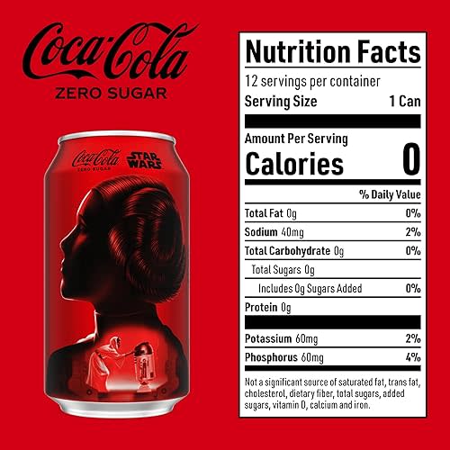 Coke Zero Sugar Cola Soda, 12 oz, 12 Pack (Package May Vary)