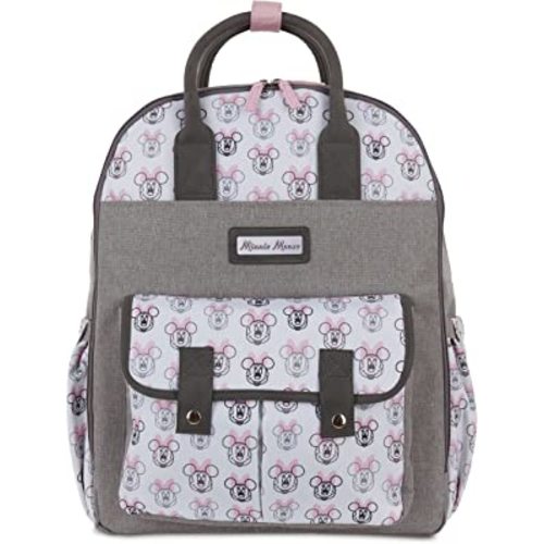 Disney Baby Diaper Bag, Minnie Mouse Double Handle, Backpack
