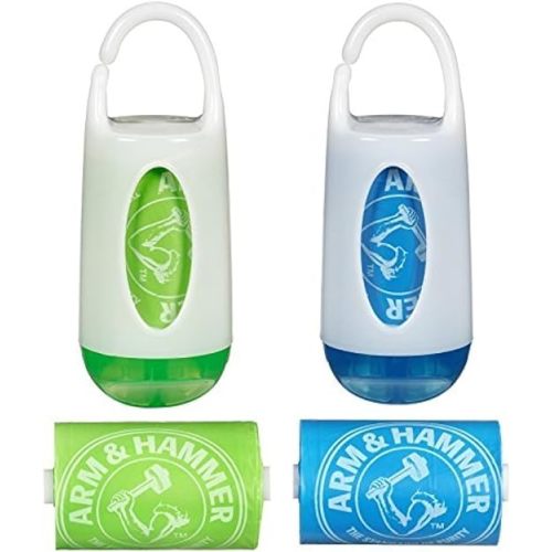 Munchkin Arm and Hammer Diaper Bag Dispenser - Blue/Green