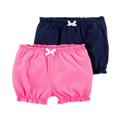 Baby 2-Pack Cotton Shorts - Carter's | Carter's