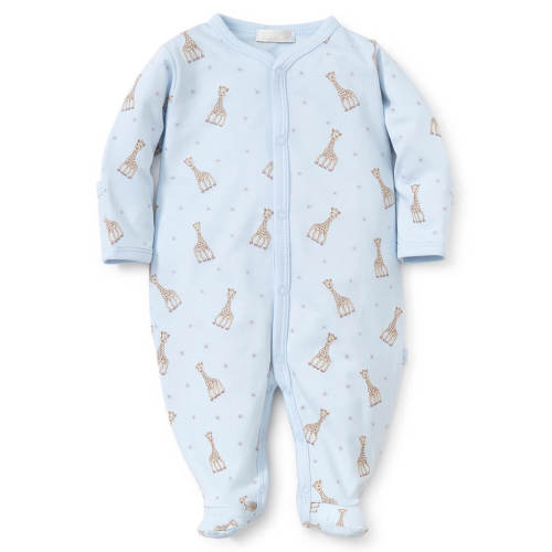 Print Footie Sophie La Girafe Blue