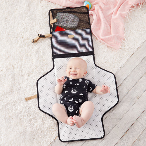 Pronto Signature Changing Station - Black Stripe