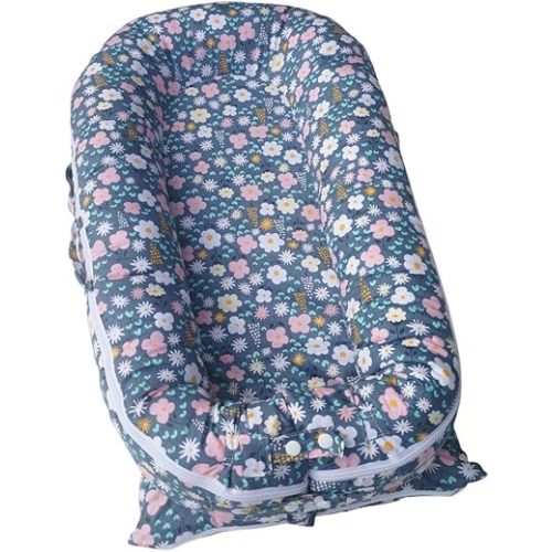 Baby Nest Cover [fits Docktot Deluxe+] (Meadow)