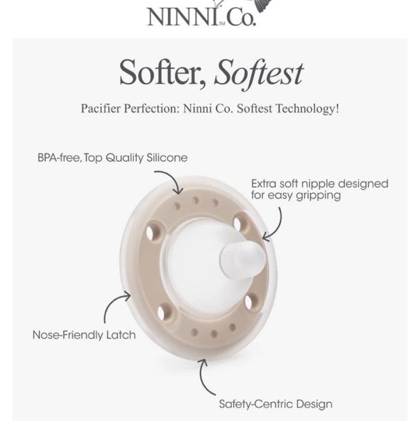 Ninni Pacifier Variety 4 Pack