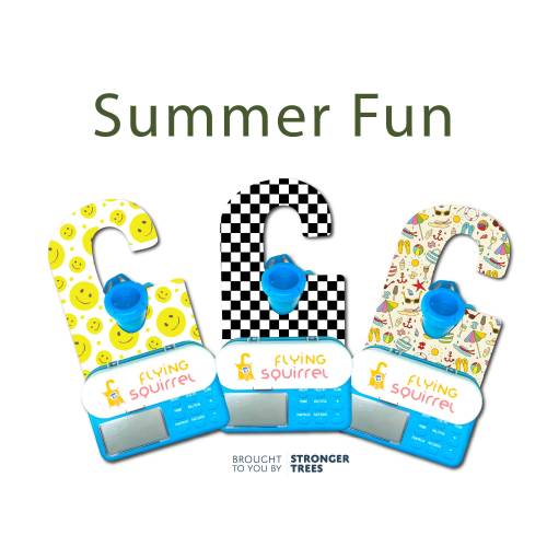 The Flying Squirrel™ G Tube Feeding Pump Holder: Summer Fun Prints