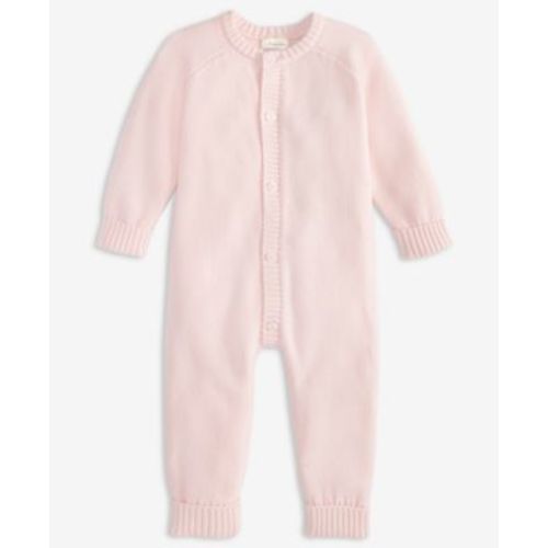 Baby Cotton Long-Sleeve Sweater Romper, Created for Macy's