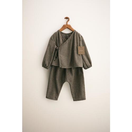 ZARA TIMELESS - PLAID SET - Dark khaki | ZARA United States