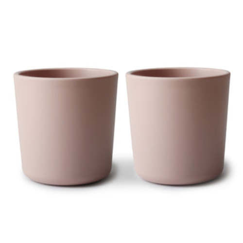 Mushie Baby Dinnerware Cup (2 pack) - Blush
