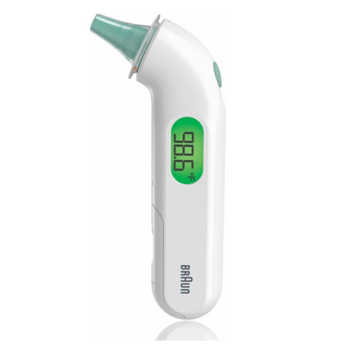 Braun ThermoScan 4 Digital Ear Thermometer, Professional Accuracy with Color Coded and Audio Fever Guidance for Babies, Toddlers, Kids and Adults, FSA and HSA Eligible